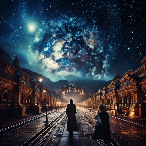 Firefly Promtp- Crea una imagen que recree la historia de la película Guardianes de la Galaxia con u